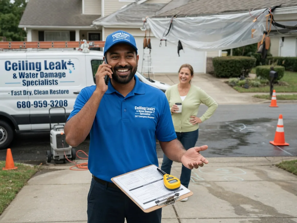 Ceiling Leak Cleanup Ionia, IA FAQs